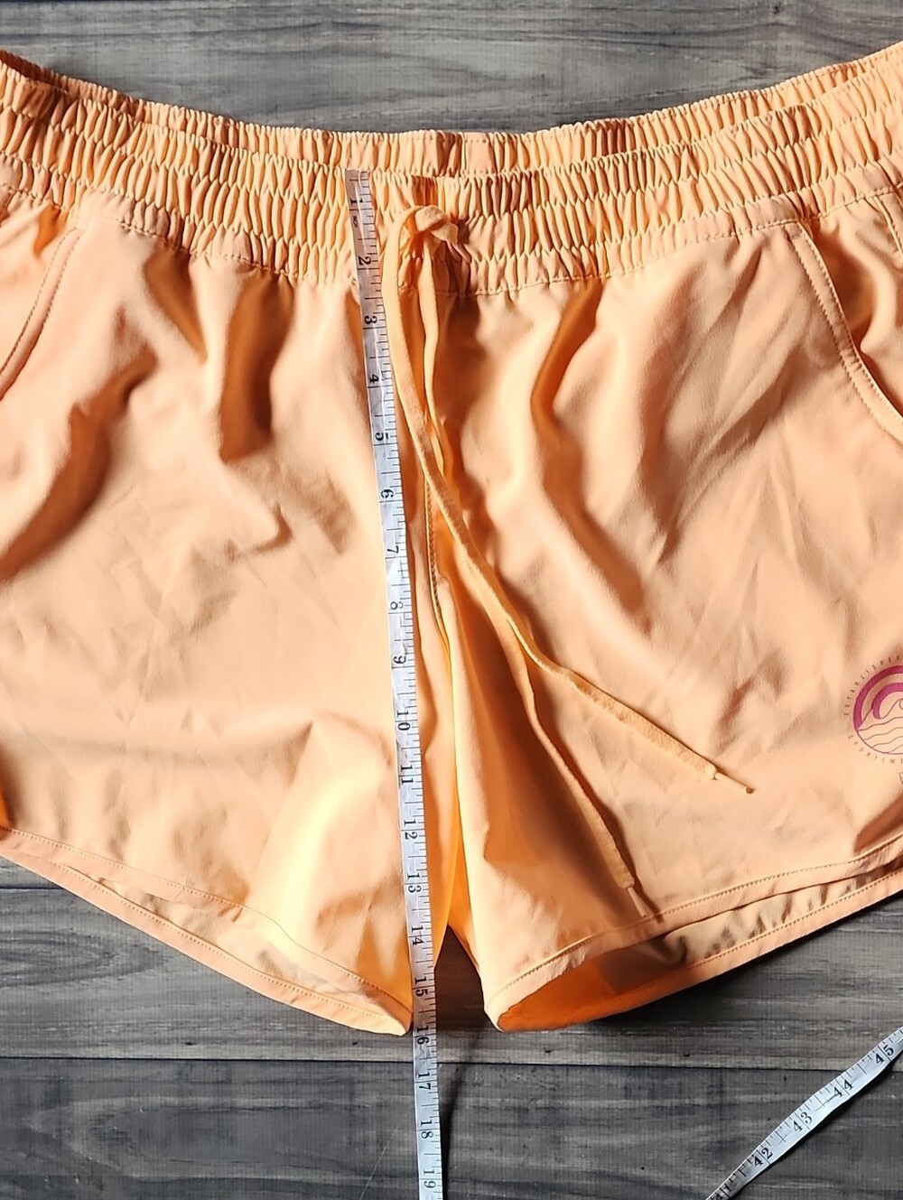 Columbia Peach Elastic Waist Athletic Shorts - Picture 7 of 7